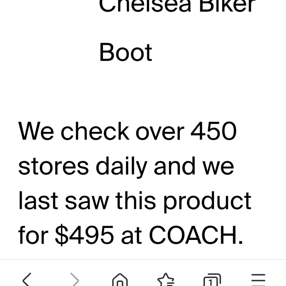 Coach sleek black